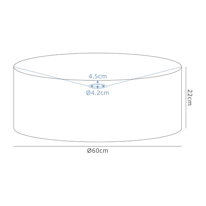 Fabric Semi Flush Mount