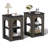 Farmhouse Square End Table With Storage-1353802485