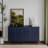 Divith Modern Lacquered Wooden Sideboard Buffet Server Cabinet,Office credenza with 4 Door-17178754