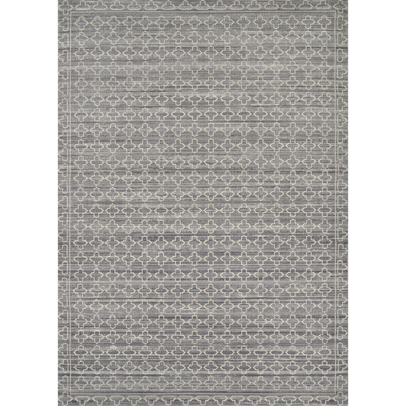 Tapis intérieur / extérieur gris Demeatra, Rectangle 9 pi x 12 pi