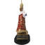 Sculpture 12,5 po H 12,5 po avec plaque en laiton