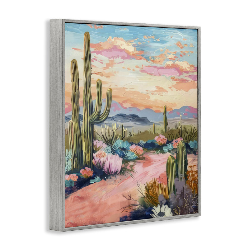 Estampe numérique  Pink Desert Sunset par LSR Design Studio, Estampe numérique Farmhouse, H 30 po x l 24 po