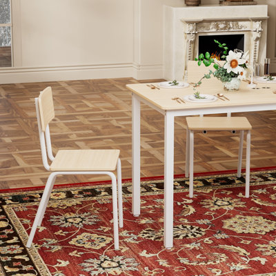 5-Piece Dining Table Set with 4 Chairs