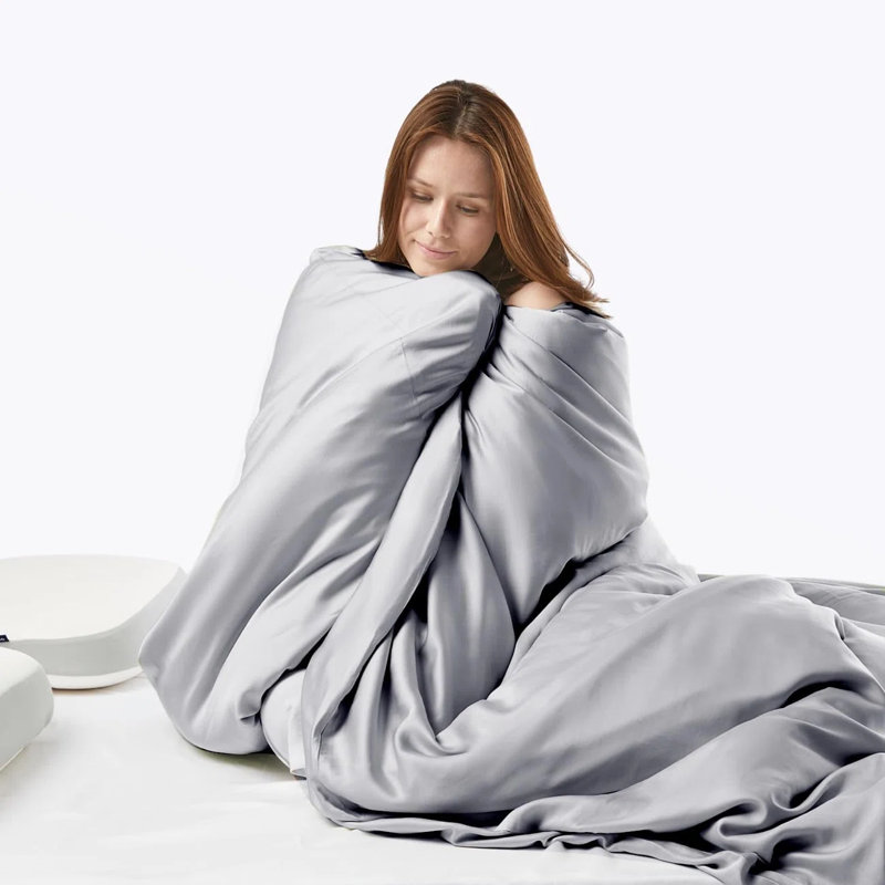  Glacier Gray Tencel Duvet Cover