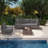4-Person Outdoor Patio Sectional Seating Group With Cushions