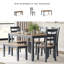 Table de salle à manger Malkin avec 4 chaises et banc, ensemble de 6-99374591-111275600