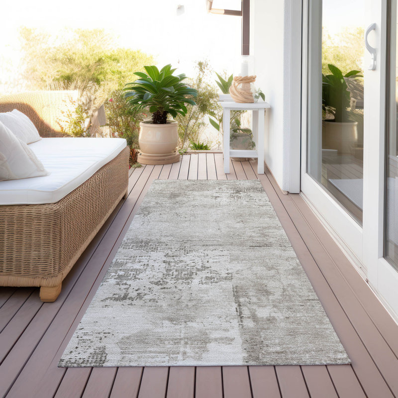  Machine Washable Indoor/Outdoor Chayden ACN1062 Rug, Runner 2'3" x 7'6"