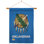 Coussin décoratif en polyester 2 faces 40 x 28 po impressions Ensemble de drapeaux