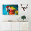 Rainbow Macaw Parrot - Wrapped Canvas-56629278