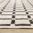 Harlow Geometric Tile Beige/ Black Area Rug-1569314540