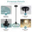 Luminaire suspendu 10,8 po en verre nervuré en forme de citrouille pour îlot de cuisine 10,8 po-1923633786