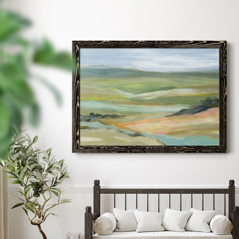 River Valley - Peinture sur toile encadrée, Noir, H 37,5 po x l 27,5 po x P 1,5 po