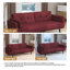 190.5Cm Pillow Top Arms Sofa Bed-1861787670