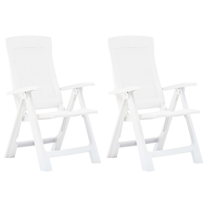 Isabela Plastic / Resin Folding Chair Set, White