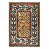Rug & Kilim’S Caucasian Kuba Style Rug With Geometric Patterns