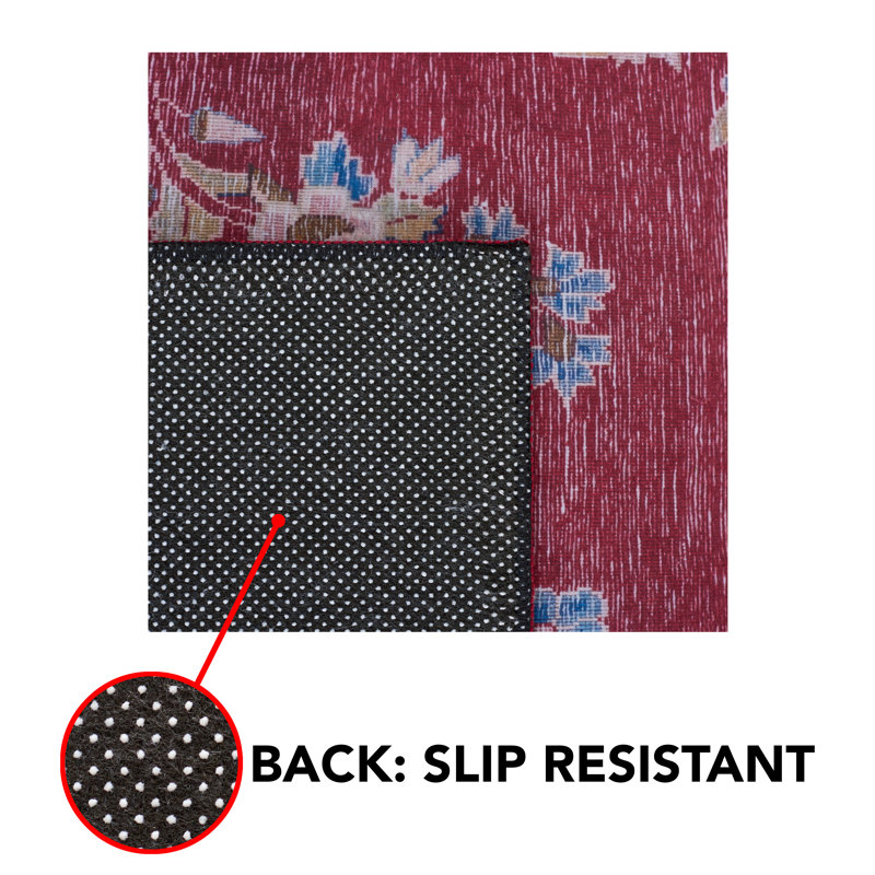 Tucson Performance Machine Washable Oriental Rug, Square 6'