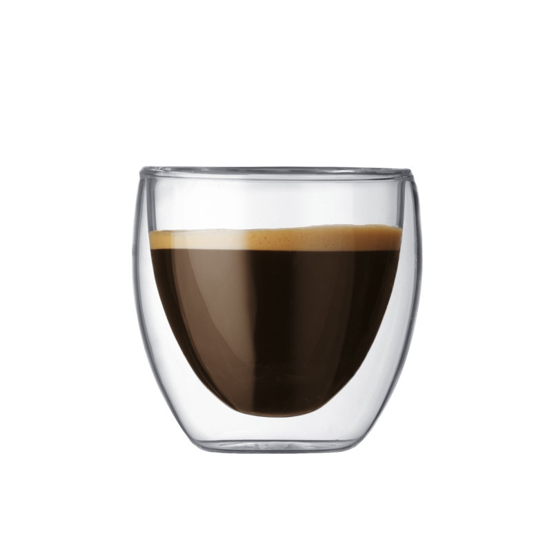 Verre à double paroi Pavina, 2,5 oz, Ensemble de 2
