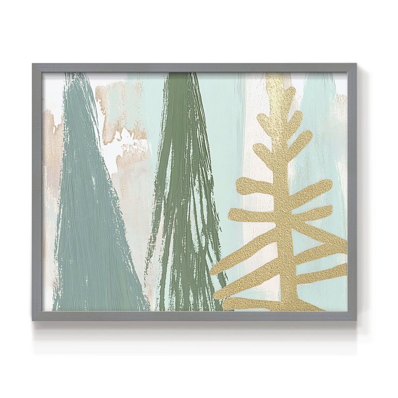 Art de Noël - CXVII - Reproduction encadrée - Restickable, H 11 po x l 14 po, Gris