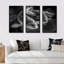 Mono Koi Fish - 3 pièces sur toile-158017221-158017218