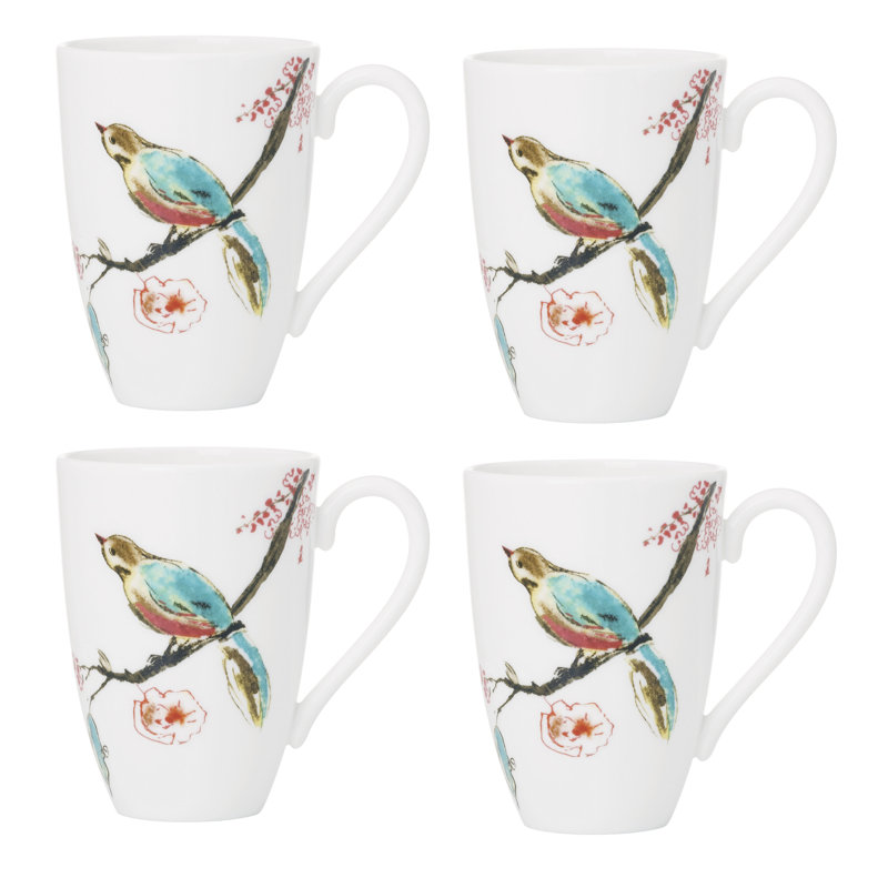 Lenox Chirp Mugs, Set of 4