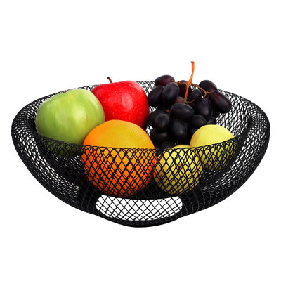 Ivy Bronx Schaitman Metal Fruit Bowl