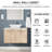 29.54'' Single Bathroom Vanity with Ceramic Top