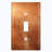 Patterned 1 - Gang Toggle Light Switch Standard Wall Plate