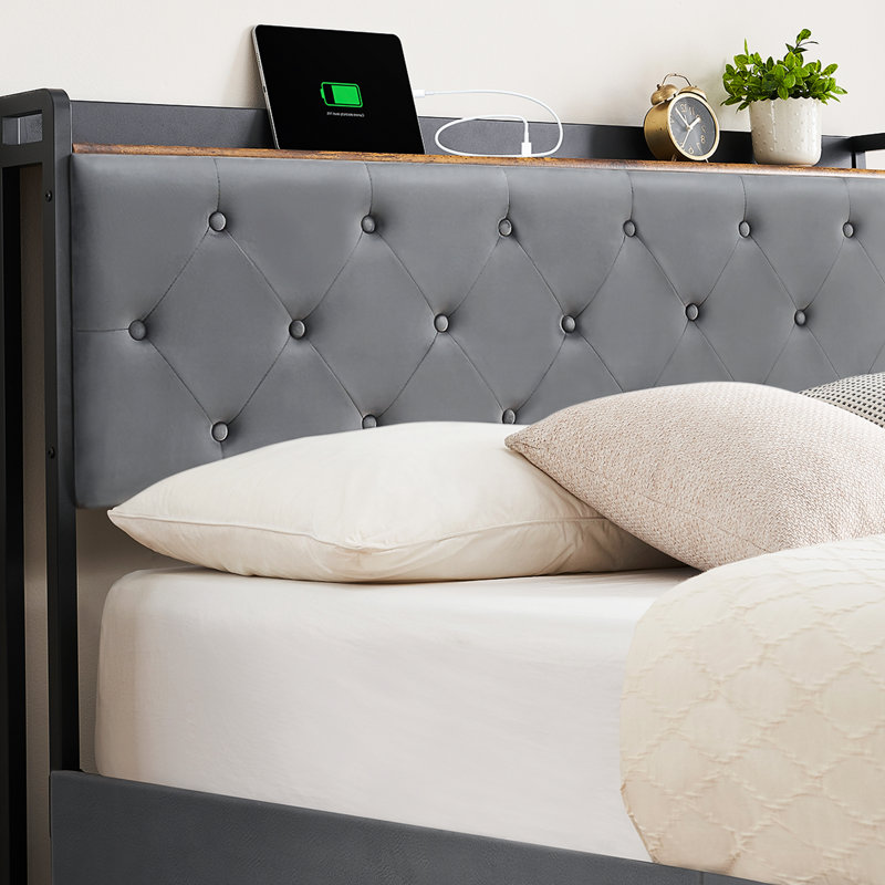 Mondrell Upholstered Platform Bed, Full XL