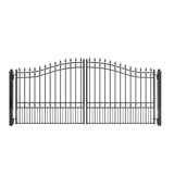 Automated Steel Dual Swing Driveway Gate and Gate Opener Complete Kit – LONDON Style – ETL Listed