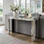 Mirrored Glass Console Table For Entryway Hallway Living Room Furniture
