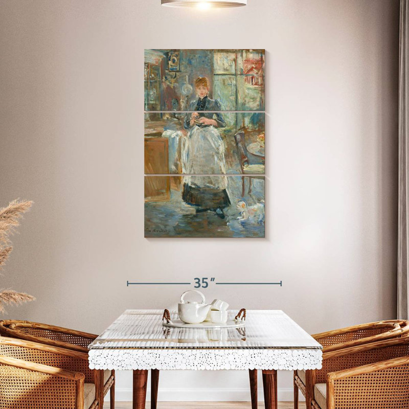 Leisha In The Dining Room, 45" H x 28" W