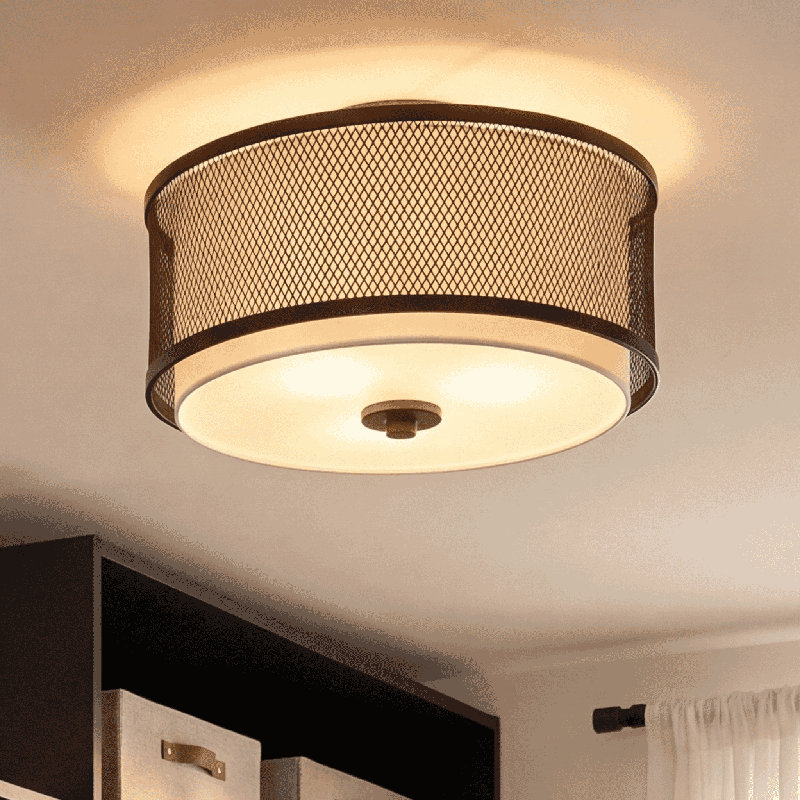 Plafonnier 3 lumières Meridian, Noir mat