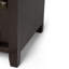 Meuble télé Cosmopolitan de 48 po de largeur en bois massif pour téléviseur de 55 po ou moins