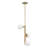 Avec 13.375 in. 3-Light Brushed Gold Contemporary Pendant Light-123355008