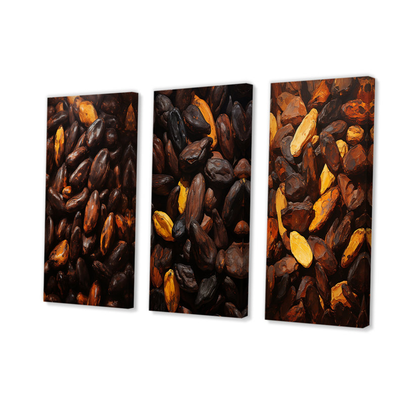 Cacao Roasted Reverie, H 28 po x l 36 po, Toile tendue