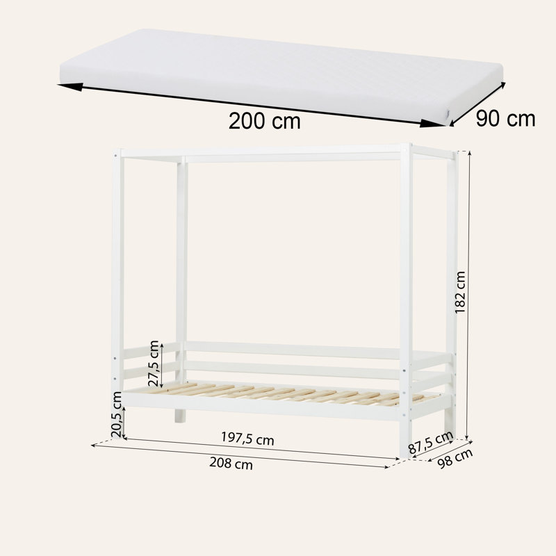 Eco Dream Standard Bed House Beds, European Single (90 x 200cm)