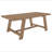 Gavilon Brown Rectangular Trestle Base Dining Table