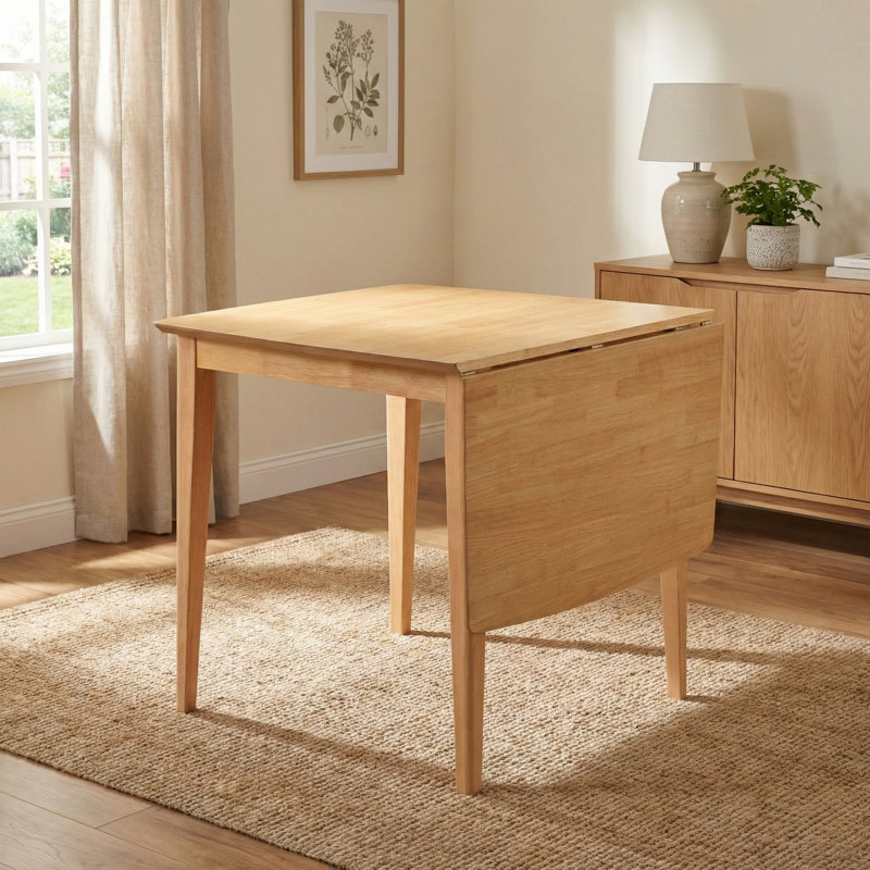 Bodie Extendable Solid Wood Base Dining Table
