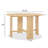 Indoor Solid Wood Dining Table, Natural