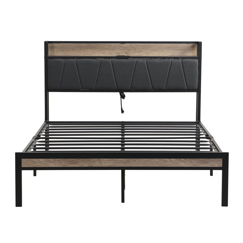 Structure de lit de style industriel