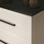 Table de chevet 2 tiroirs Roundhill Furniture, finition blanc cassé Realynn