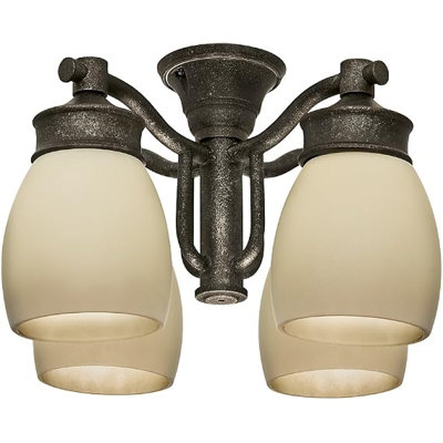 Ensemble de quatre lumières pour ventilateur