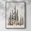 Rustic Evergreen II, reproduction encadrée - bois massif-1780891924