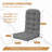 Outdoor/Indoor High Back Chair Cushion-125529603