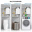 Armoire de rangement au-dessus de la toilette-1133025521