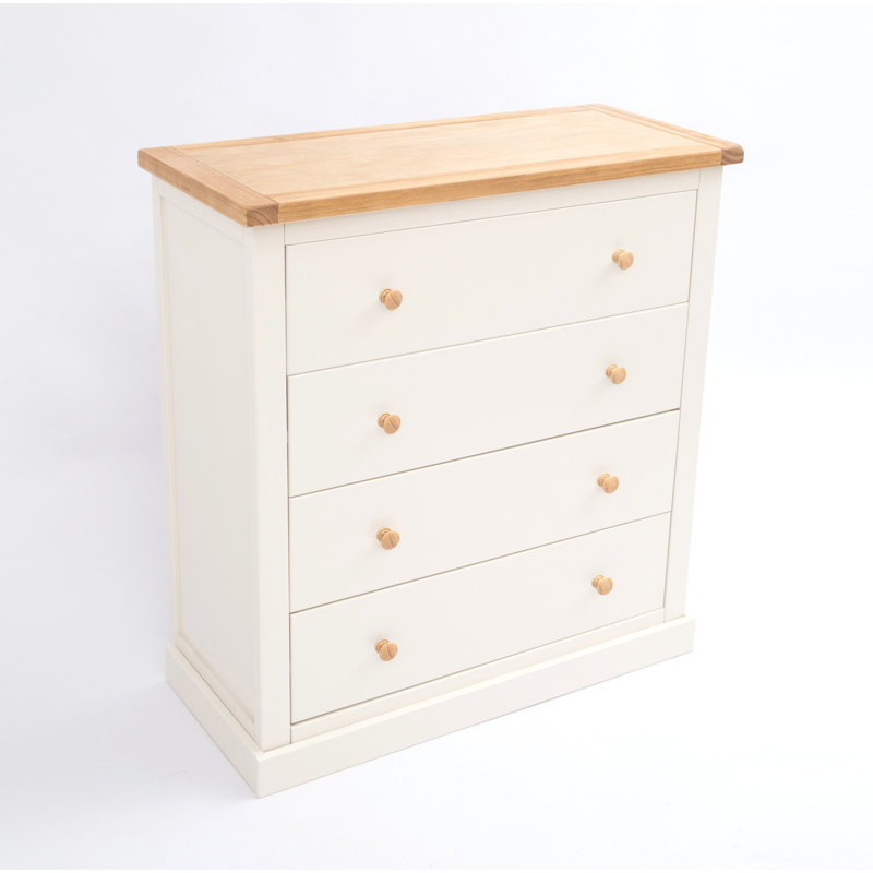 90 cm W Chest of 4 Drawers