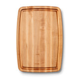 John Boos Chef's 1.5" Edge Grain Reversible Maple Wood Cutting Board with Groove