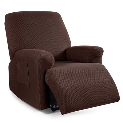 Housse pour fauteuil inclinable à coussins carrés/rectangulaires