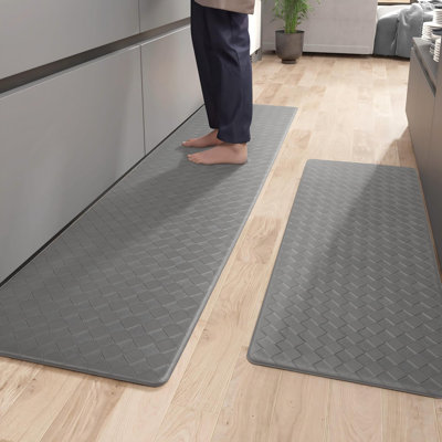 Anti-Fatigue Non-Skid Waterproof Kitchen Mat(Set Of 2)