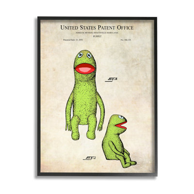 " Vintage Frog Character Puppet " by Karl Hronek